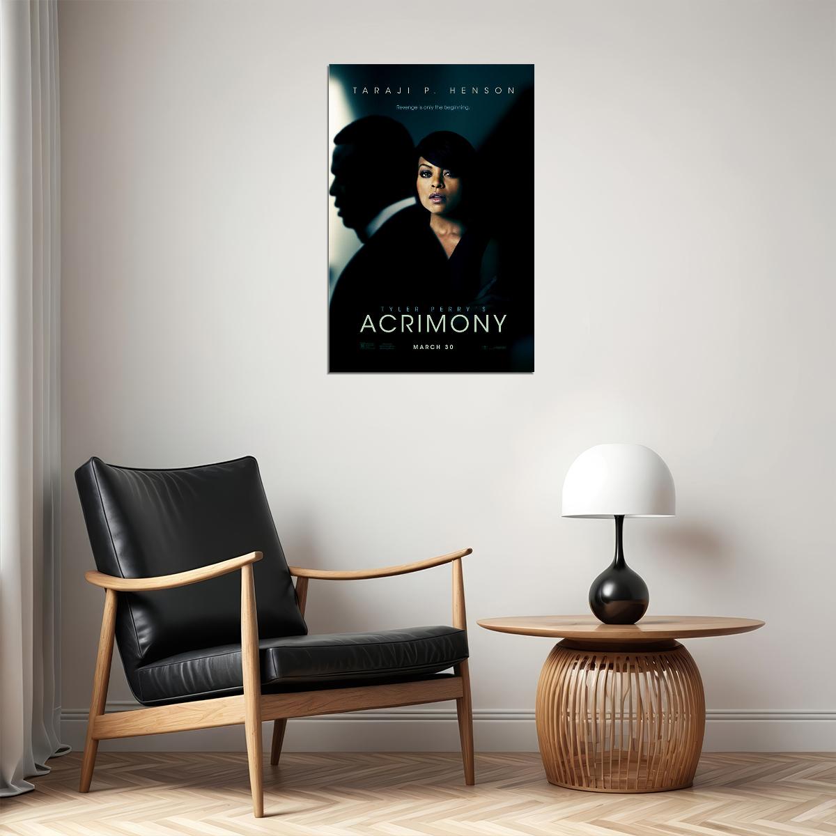 Acrimony Movie 2018 Tyler Perry Taraji P. Henson Action Poster Wall Art Print Home Wall Decor - xonomax