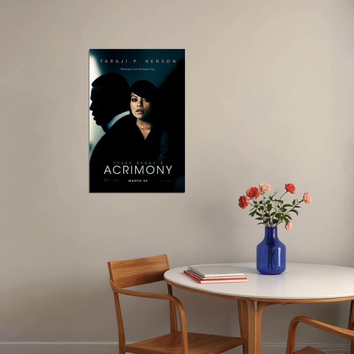 Acrimony Movie 2018 Tyler Perry Taraji P. Henson Action Poster Wall Art Print Home Wall Decor - xonomax