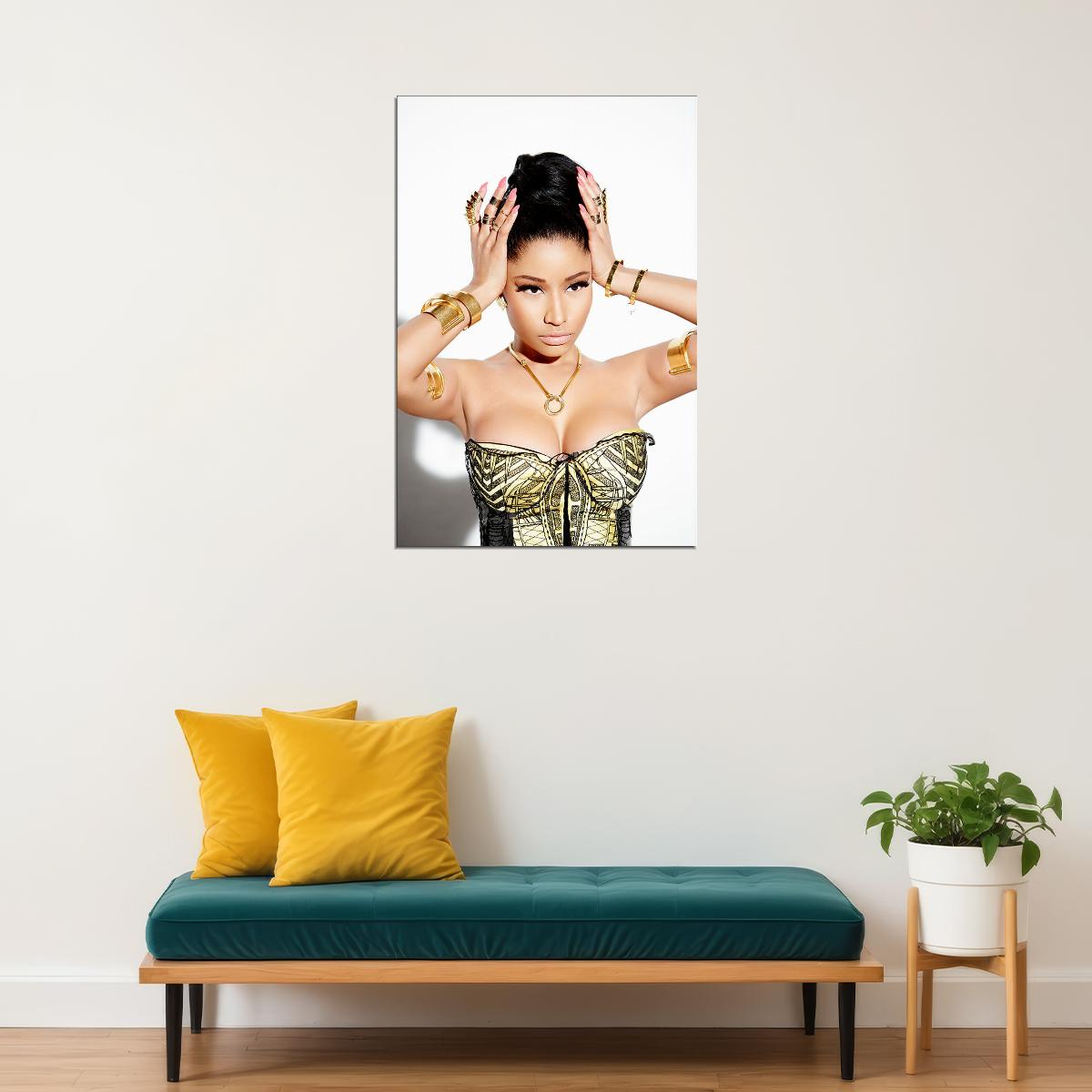 Nicki Minaj Rap Music Songwriter Artist Poster Wall Art Print Home Wall Decor - xonomax