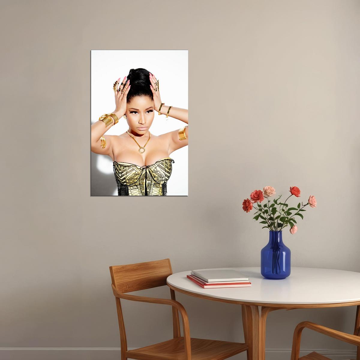 Nicki Minaj Rap Music Songwriter Artist Poster Wall Art Print Home Wall Decor - xonomax