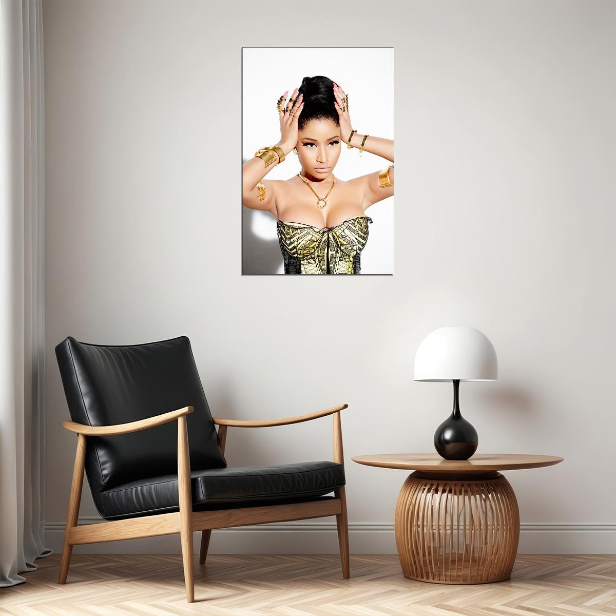 Nicki Minaj Rap Music Songwriter Artist Poster Wall Art Print Home Wall Decor - xonomax