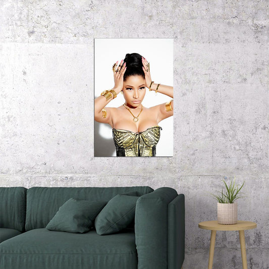 Nicki Minaj Rap Music Songwriter Artist Poster Wall Art Print Home Wall Decor - xonomax