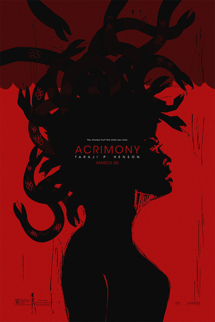 Acrimony Movie 2018 Tyler Perry Taraji P. Henson Thriller Poster Wall Art Print Home Wall Decor - xonomax