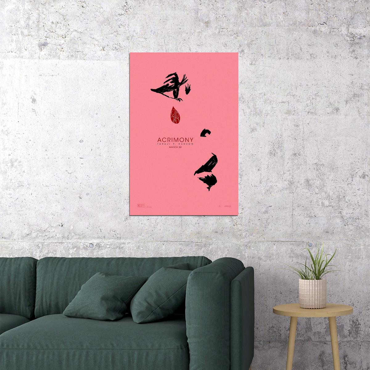 Acrimony Movie 2018 Tyler Perry Taraji P. Henson Poster Wall Art Print Home Wall Decor - xonomax