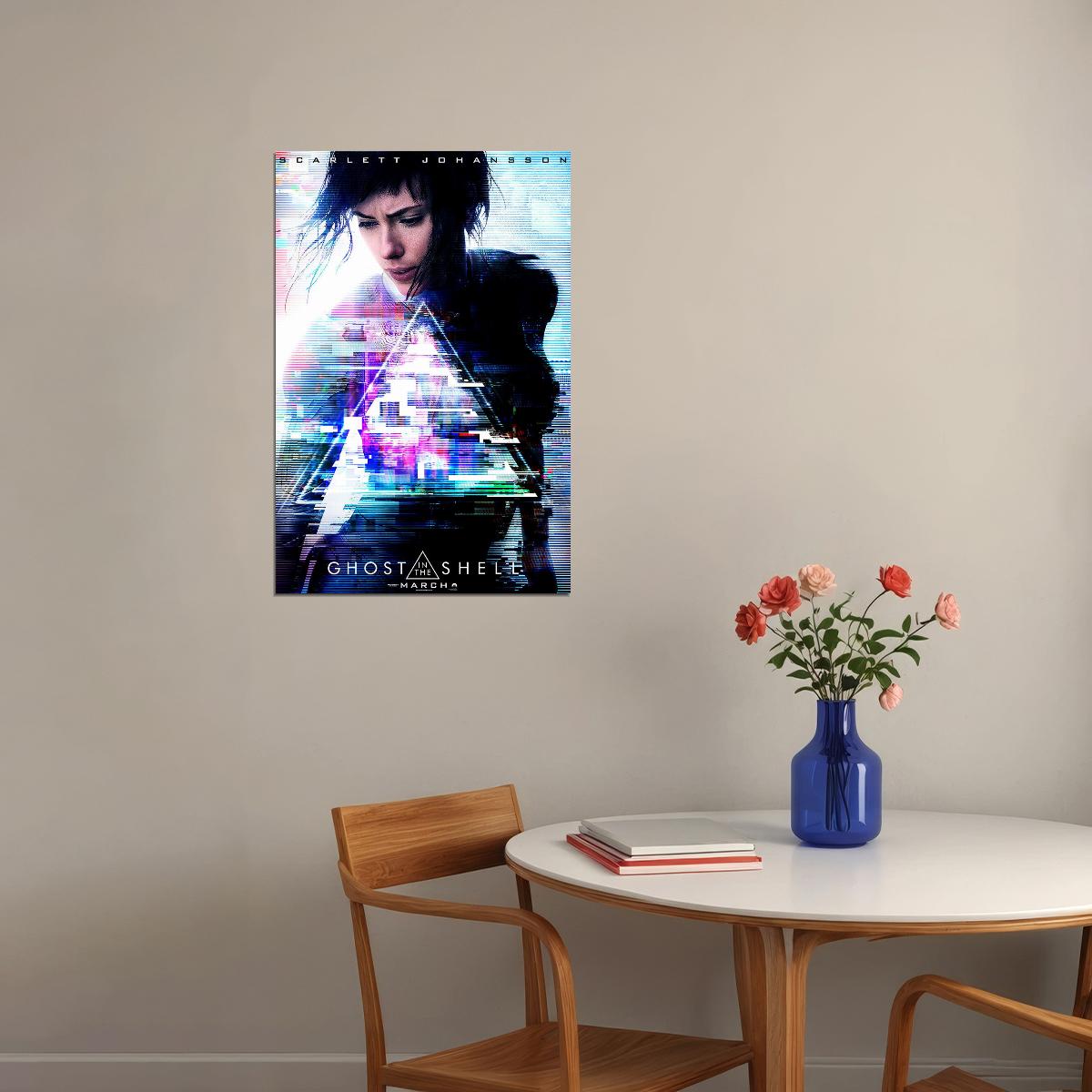 Ghost In The Shell 2017 Movie Action Drama Poster Wall Art Print Home Wall Decor - xonomax