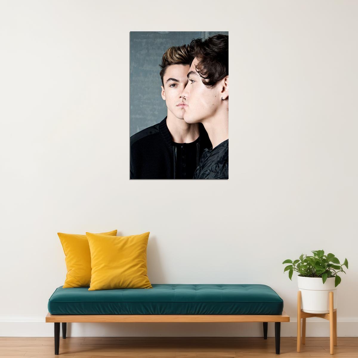 Dolan Twins Celebrity Comedians Poster Wall Art Print Home Wall Decor - xonomax