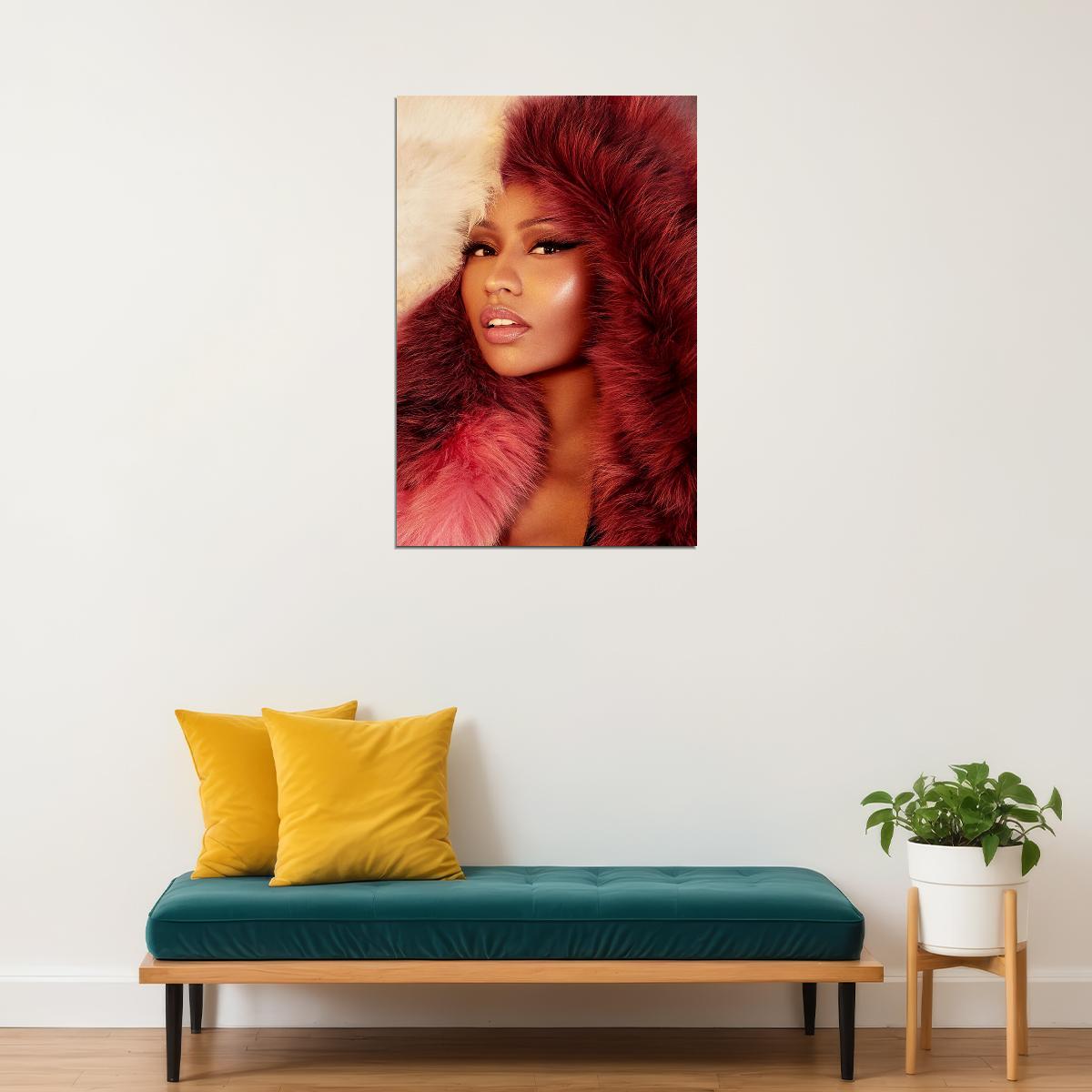 Music Album Cover Nicki Minaj Rap Music Artist Poster Wall Art Print Home Wall Decor - xonomax
