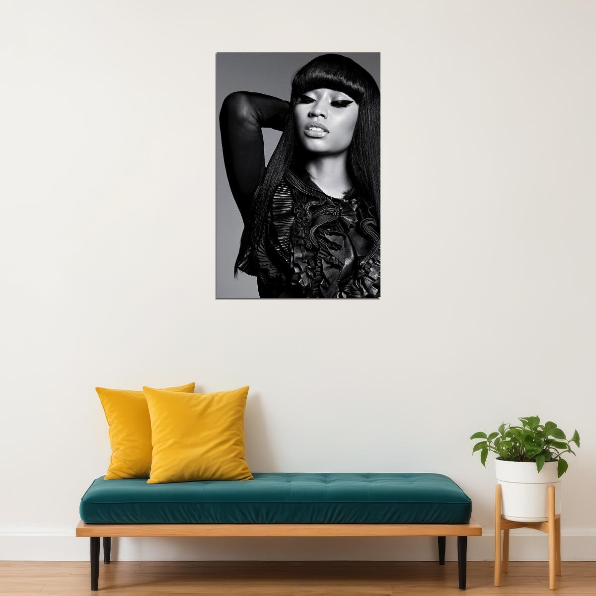 Nicki Minaj Music Album Cover Rap Music Poster Wall Art Print Home Wall Decor - xonomax