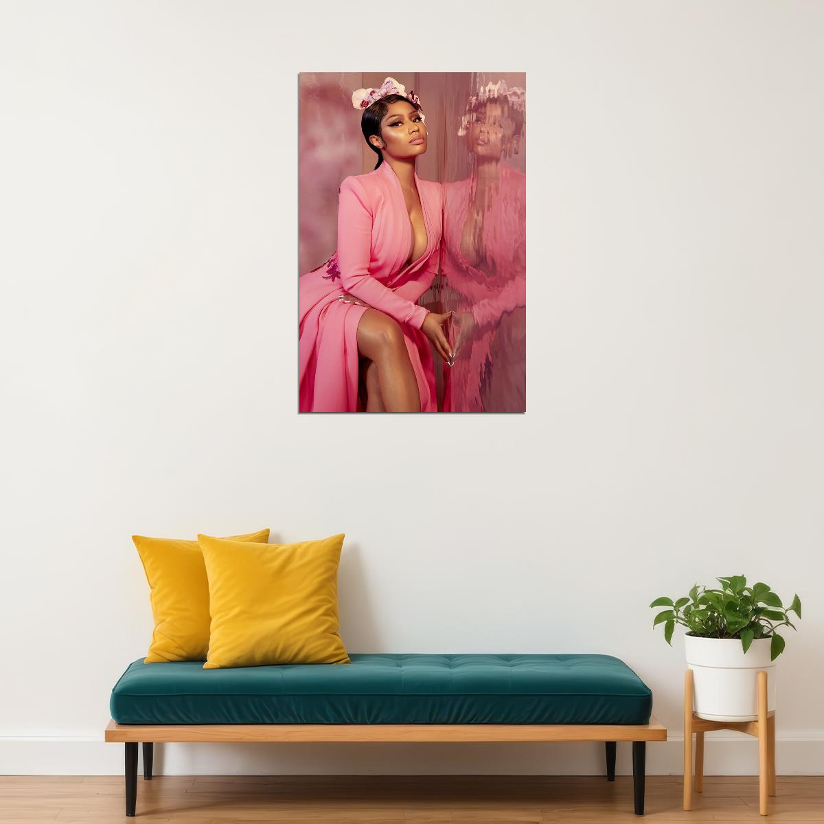 Nicki Minaj Music Album Cover Rap Music Poster Wall Art Print Home Wall Decor - xonomax
