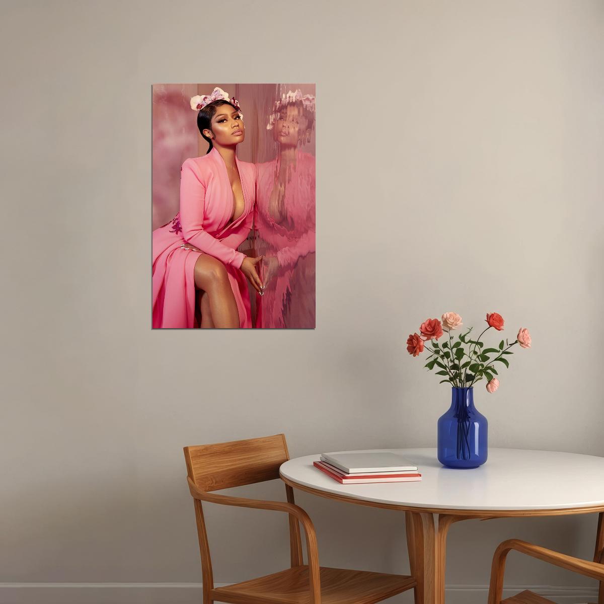 Nicki Minaj Music Album Cover Rap Music Poster Wall Art Print Home Wall Decor - xonomax