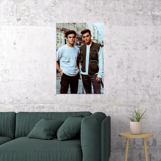 Dolan Twins Celebrity Comedians Poster Wall Art Print Home Wall Decor - xonomax