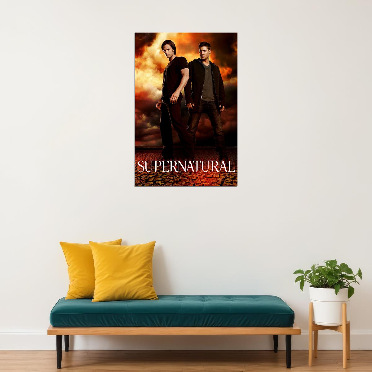 Supernatural Movie 12 Season Usa Tv Show Series Crime Poster Wall Art Print Home Wall Decor - xonomax