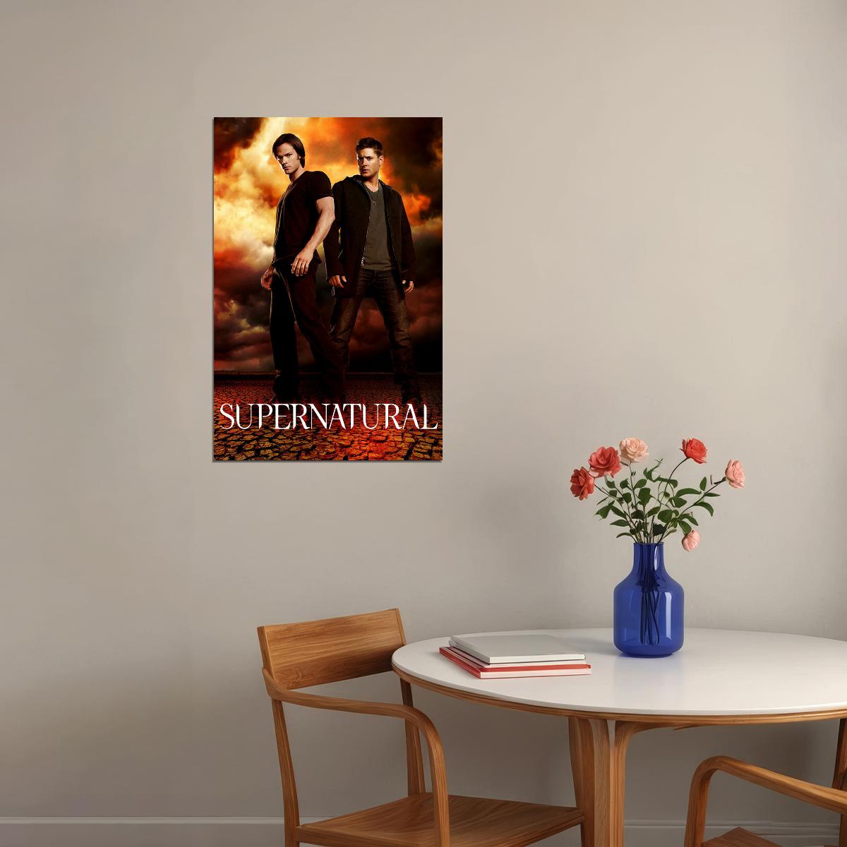 Supernatural Movie 12 Season Usa Tv Show Series Crime Poster Wall Art Print Home Wall Decor - xonomax
