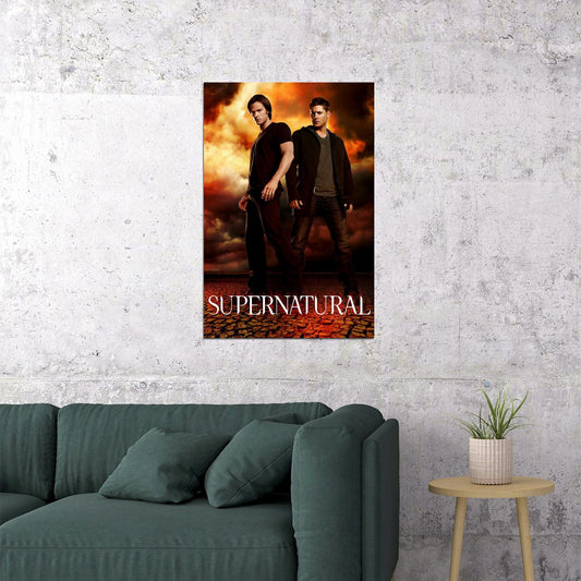 Supernatural Movie 12 Season Usa Tv Show Series Crime Poster Wall Art Print Home Wall Decor - xonomax