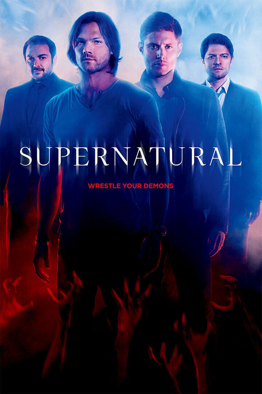 Supernatural Movie 12 Season Usa Tv Show Series Horror Poster Wall Art Print Home Wall Decor - xonomax