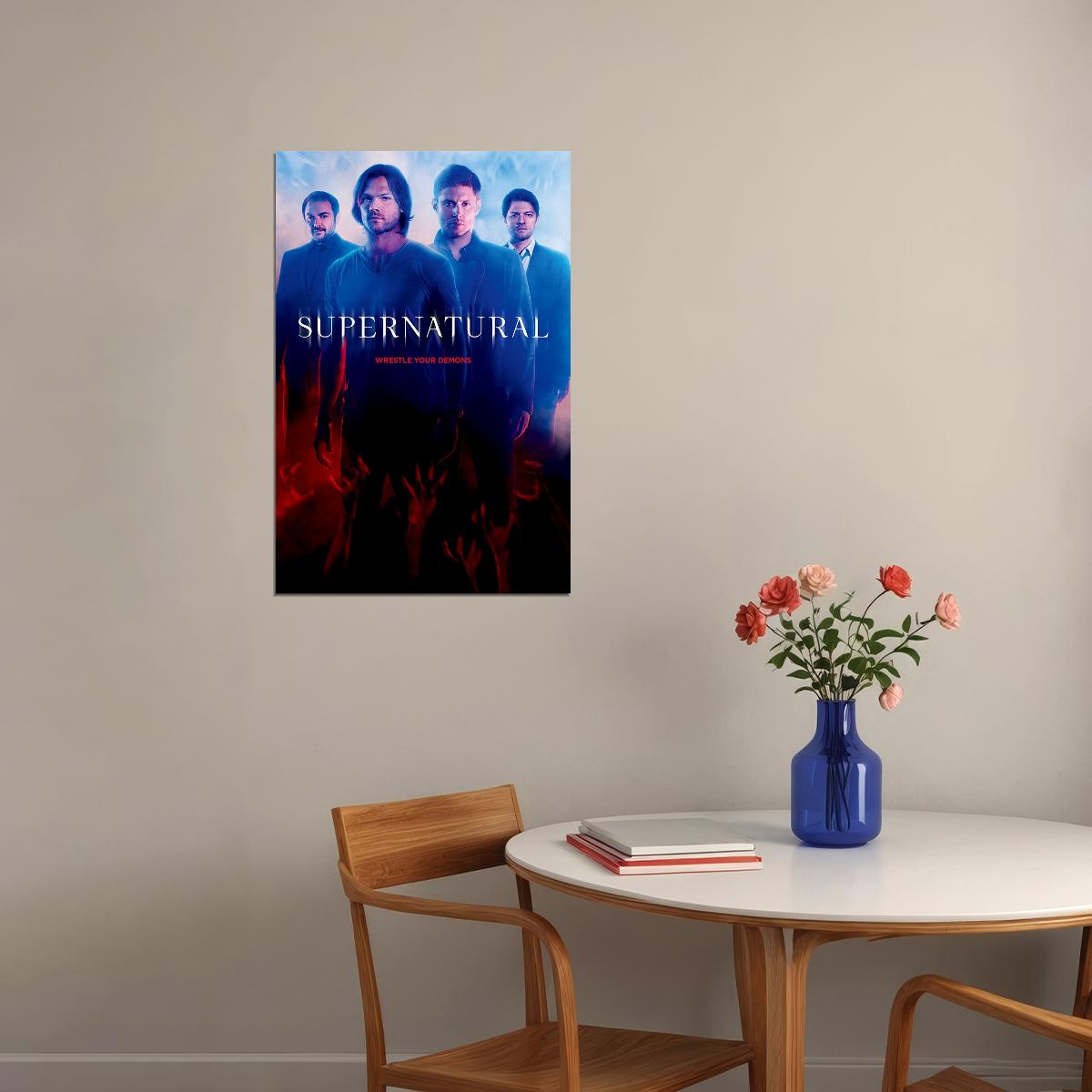 Supernatural Movie 12 Season Usa Tv Show Series Horror Poster Wall Art Print Home Wall Decor - xonomax