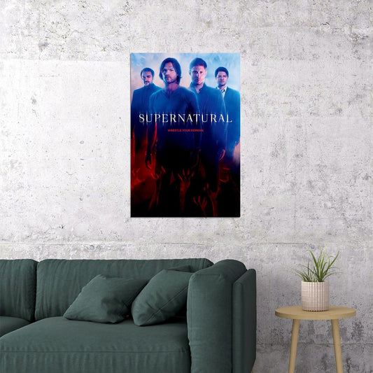 Supernatural Movie 12 Season Usa Tv Show Series Horror Poster Wall Art Print Home Wall Decor - xonomax