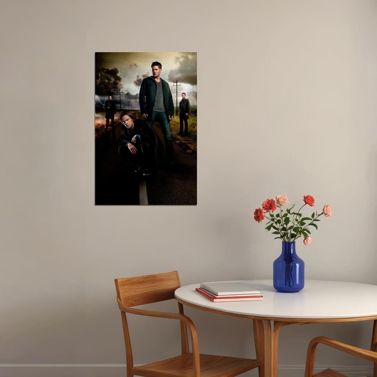 Supernatural Movie 12 Season Usa Tv Show Series Poster Wall Art Print Home Wall Decor - xonomax