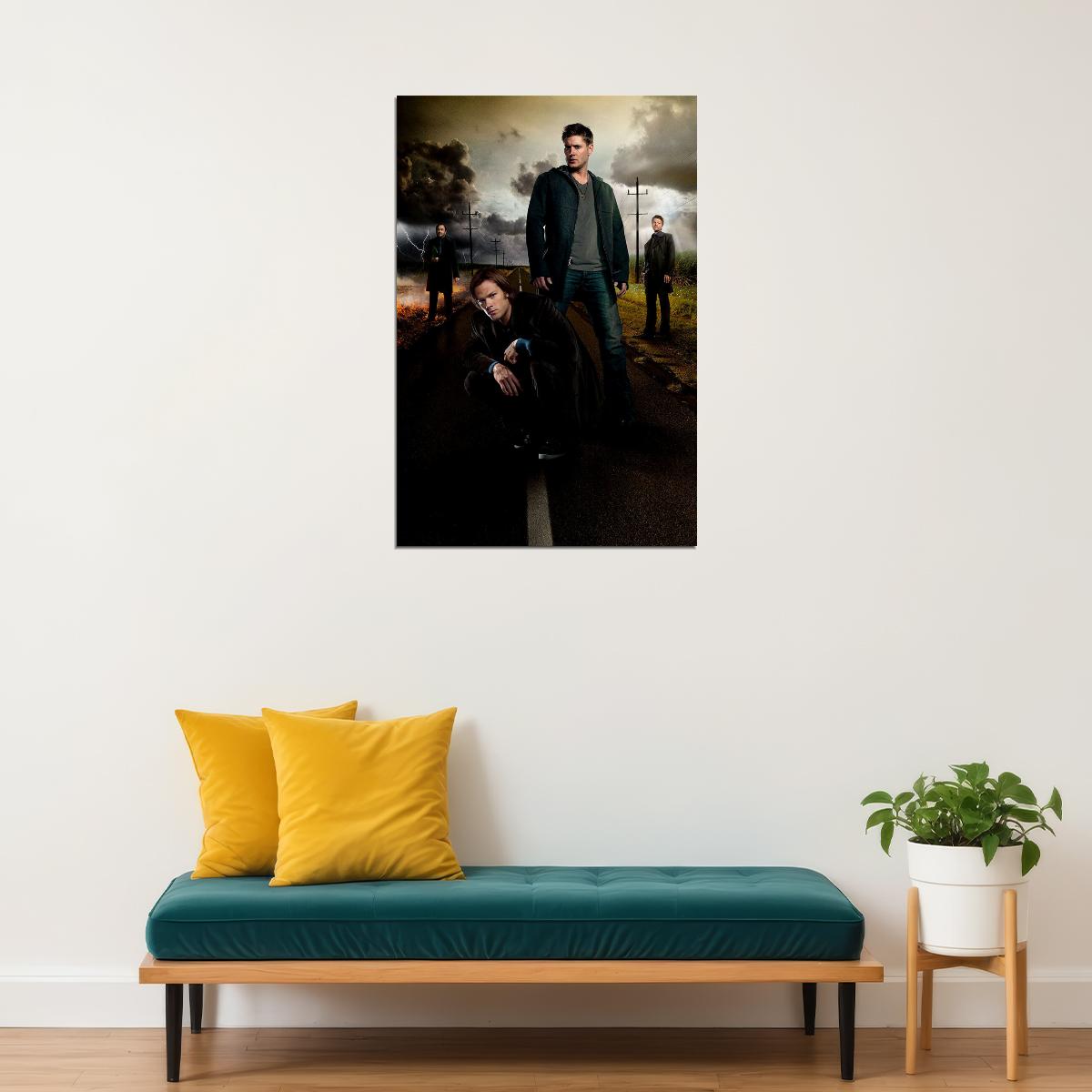 Supernatural Movie 12 Season Usa Tv Show Series Poster Wall Art Print Home Wall Decor - xonomax