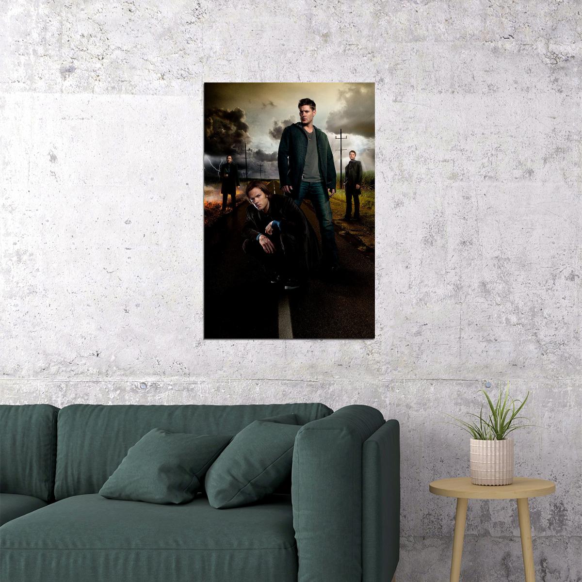 Supernatural Movie 12 Season Usa Tv Show Series Poster Wall Art Print Home Wall Decor - xonomax