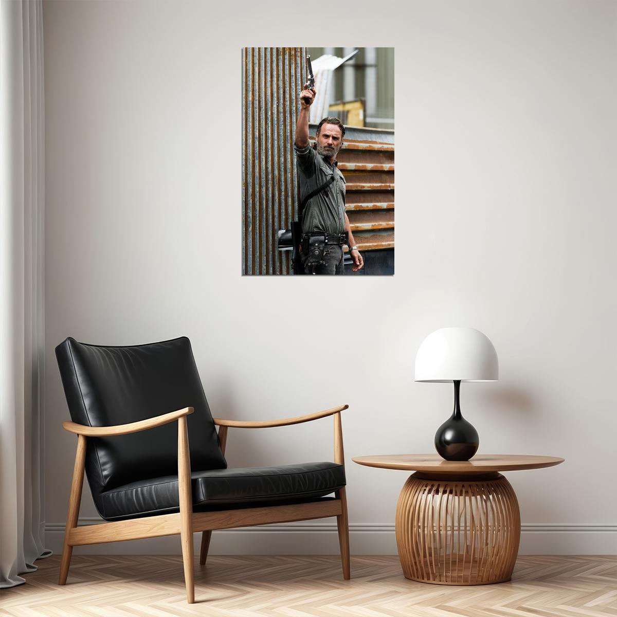 The Walking Dead Rick Grimes Horror Thriller Poster Wall Art Print Home Wall Decor