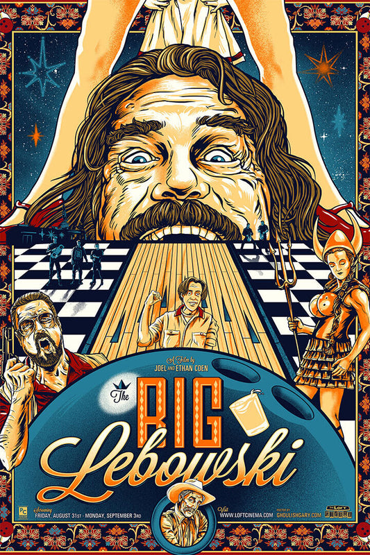 The Big Lebowski 1998 Classic Movie Comedy Poster Wall Art Print Home Wall Decor - xonomax