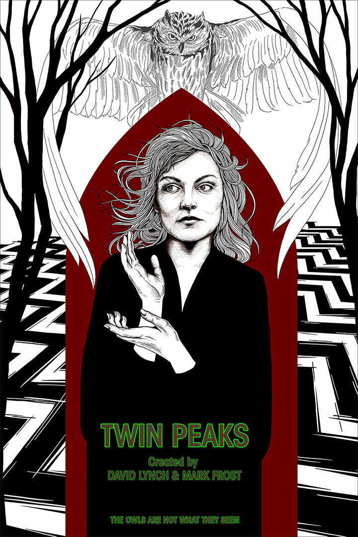 Poster Twin Peaks Movie Drama Horror Vintage Poster Wall Art