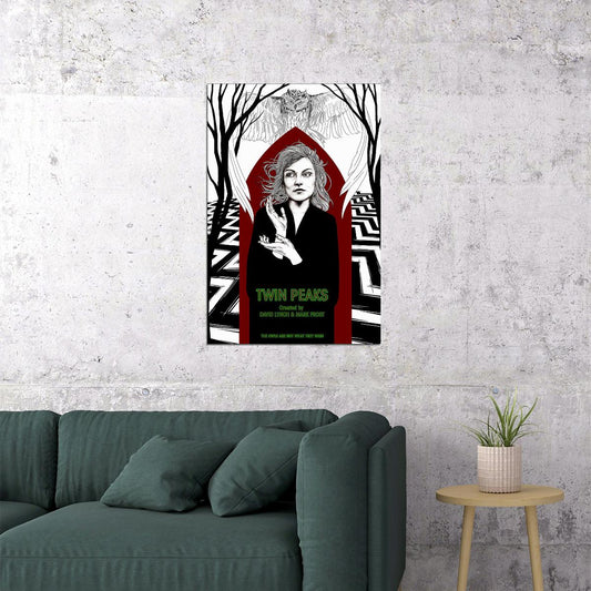 Twin Peaks Movie Drama Horror Vintage Poster Wall Art Print Home Wall Decor - xonomax