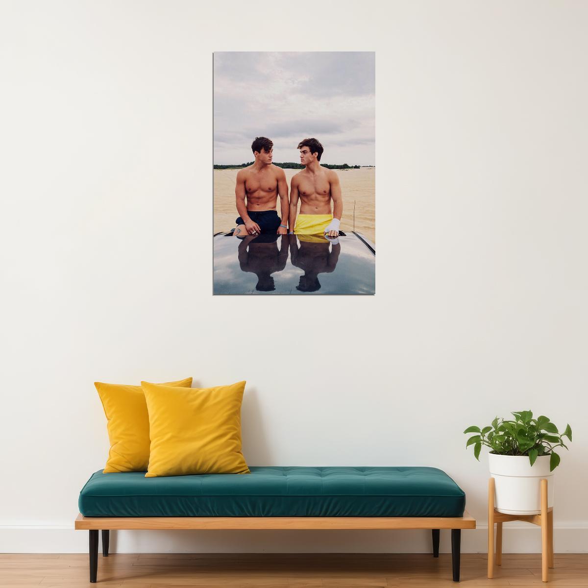 Dolan Twins Celebrity Comedians Poster Wall Art Print Home Wall Decor - xonomax