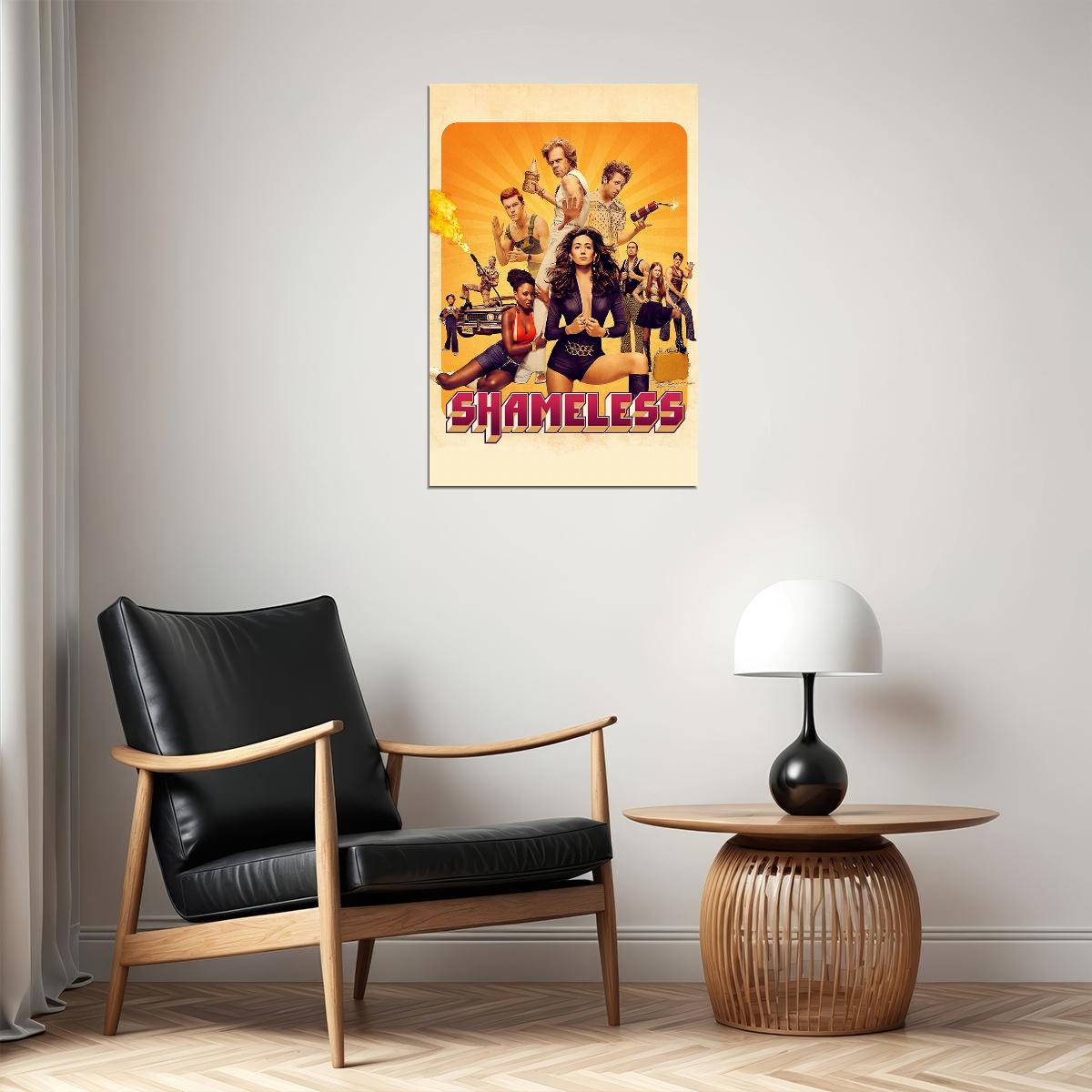 Shameless Movie Season 6 Tv Show Comedy Drama Poster Wall Art Print Home Wall Decor - xonomax