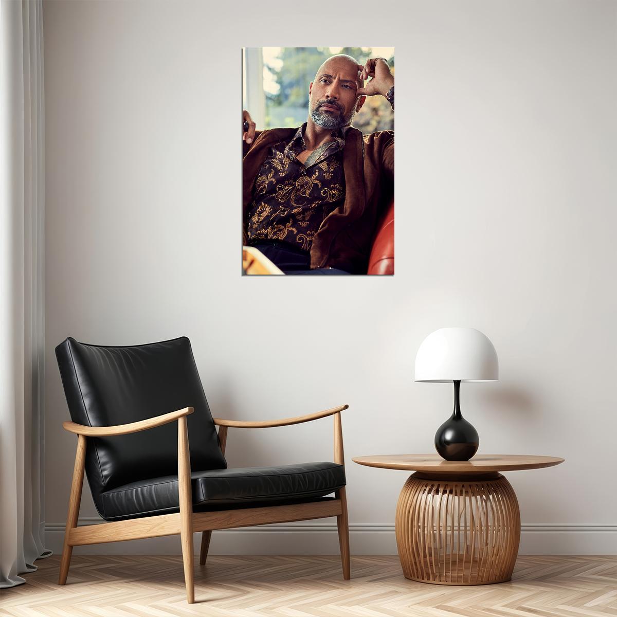 Dwayne Johnson The Rock Actor Poster Wall Art Print Home Wall Decor - xonomax