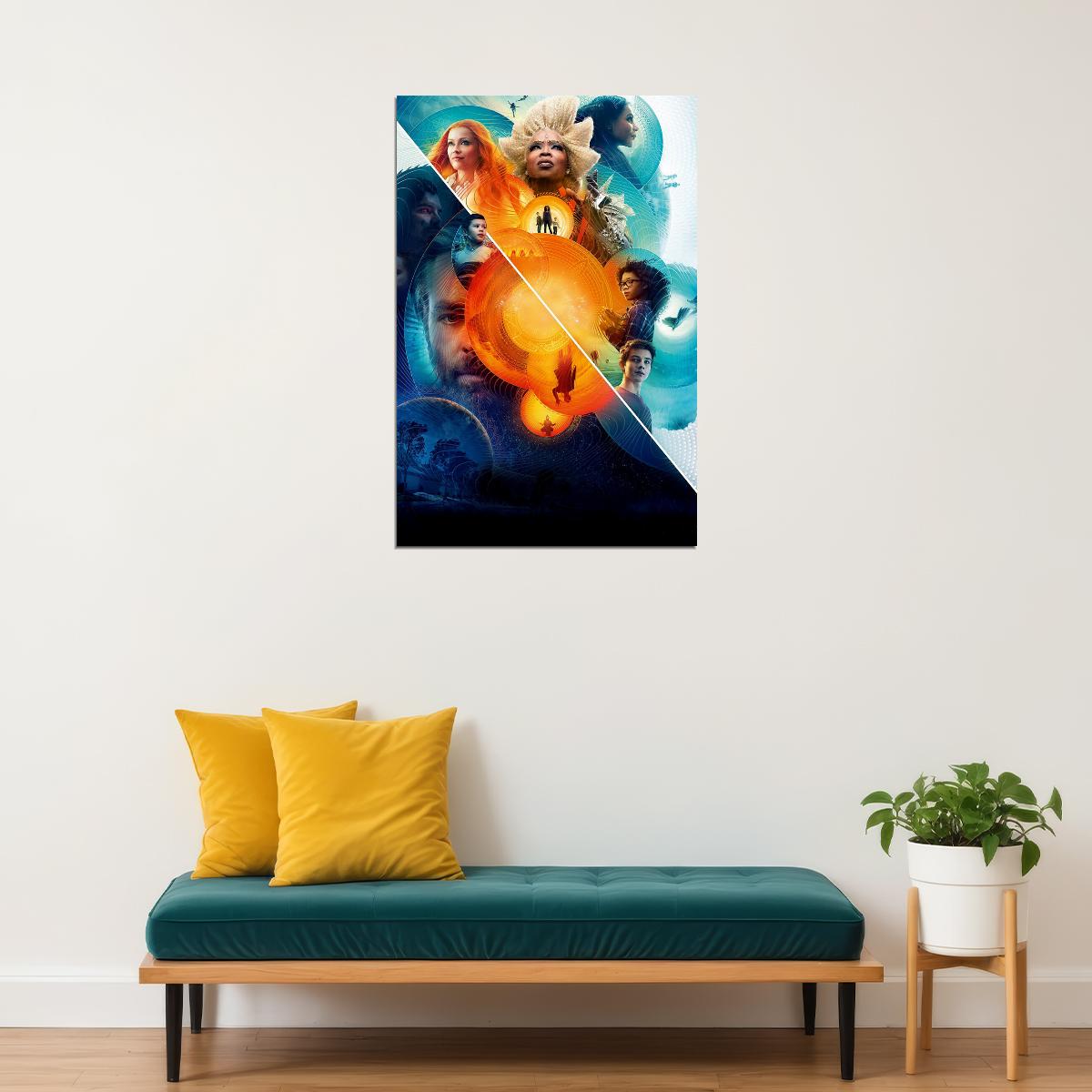 A Wrinkle In Time Movie 2018 Film Oprah Winfrey Fantasy Poster Wall Art Print Home Wall Decor - xonomax