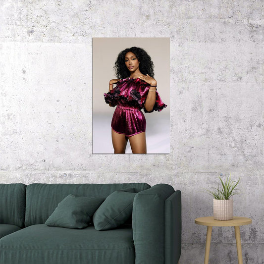 Sza Usa Hip Hop Rap Music Singer Star Musician Poster Wall Art Print Home Wall Decor - xonomax
