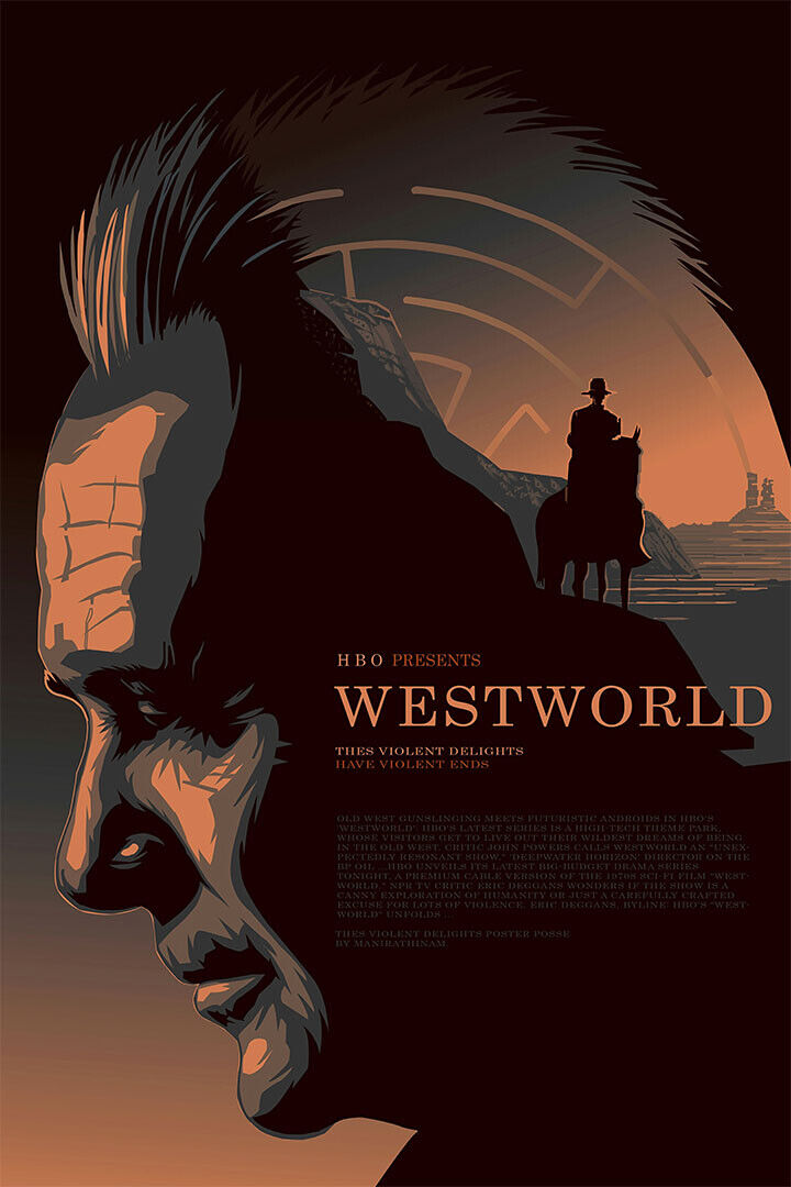 Westworld Us Tv Series Show Season 1 2 Drama Poster Wall Art Print Home Wall Decor - xonomax