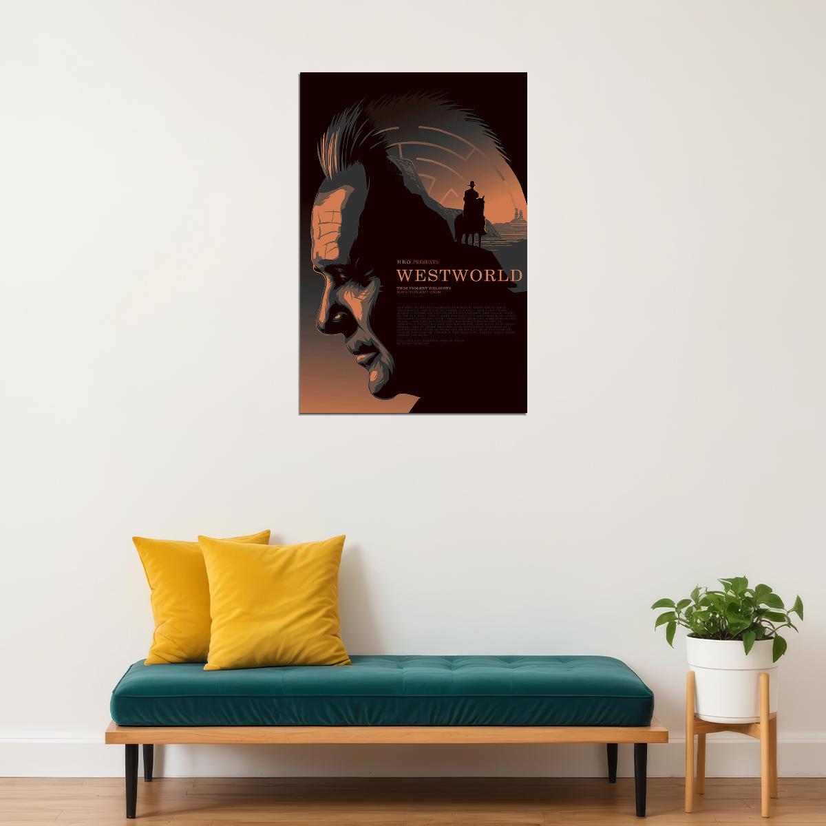 Westworld Us Tv Series Show Season 1 2 Drama Poster Wall Art Print Home Wall Decor - xonomax