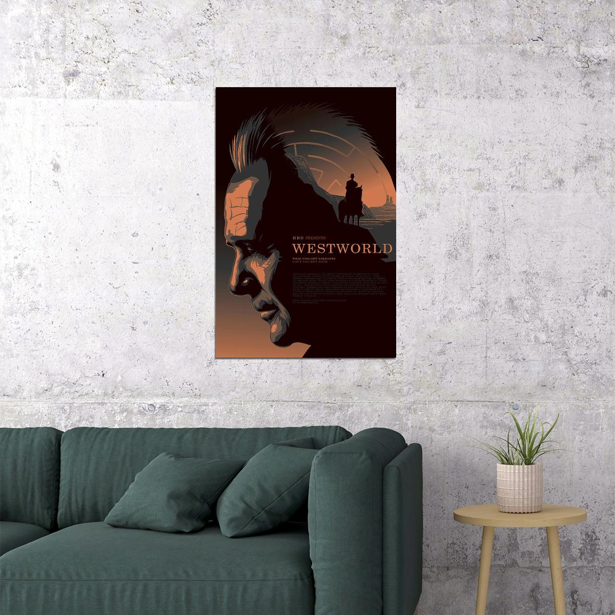 Westworld Us Tv Series Show Season 1 2 Drama Poster Wall Art Print Home Wall Decor - xonomax