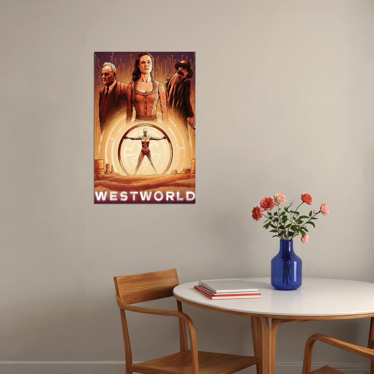 Westworld Us Tv Series Show Season 1 2 Mystery Poster Wall Art Print Home Wall Decor - xonomax
