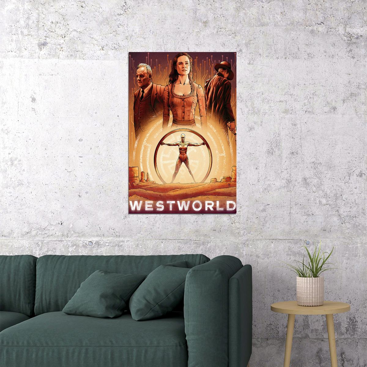 Westworld Us Tv Series Show Season 1 2 Mystery Poster Wall Art Print Home Wall Decor - xonomax