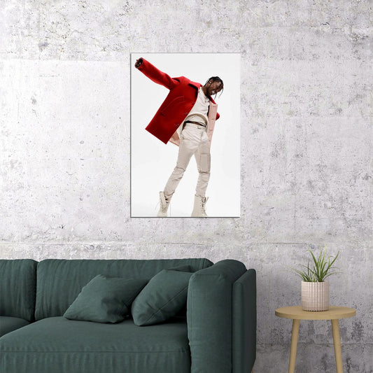 Travis Scott Rap Hip Hop Music Famous Singer Poster Wall Art Print Home Wall Decor - xonomax