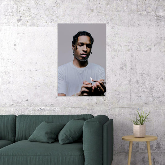 Asap Rapper Famous Music Artist Singer Poster Wall Art Print Home Wall Decor - xonomax