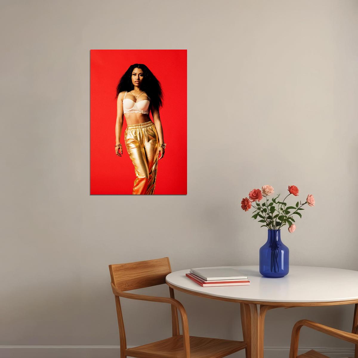 Nicki Minaj Hip Hop Singer Rap Music Star Sexy Model Actress Poster Wall Art Print Home Wall Decor - xonomax