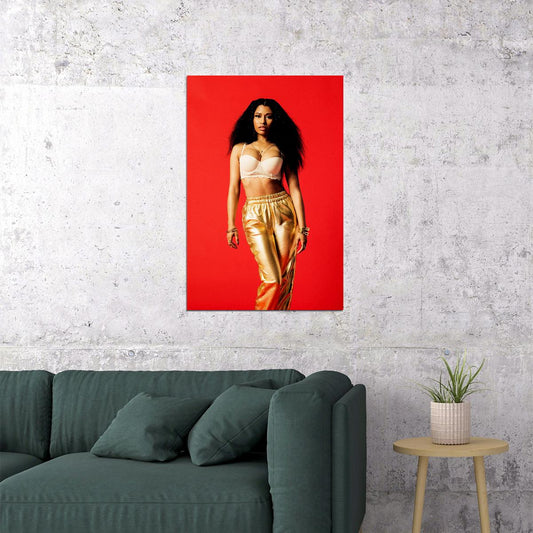 Nicki Minaj Hip Hop Singer Rap Music Star Sexy Model Actress Poster Wall Art Print Home Wall Decor - xonomax