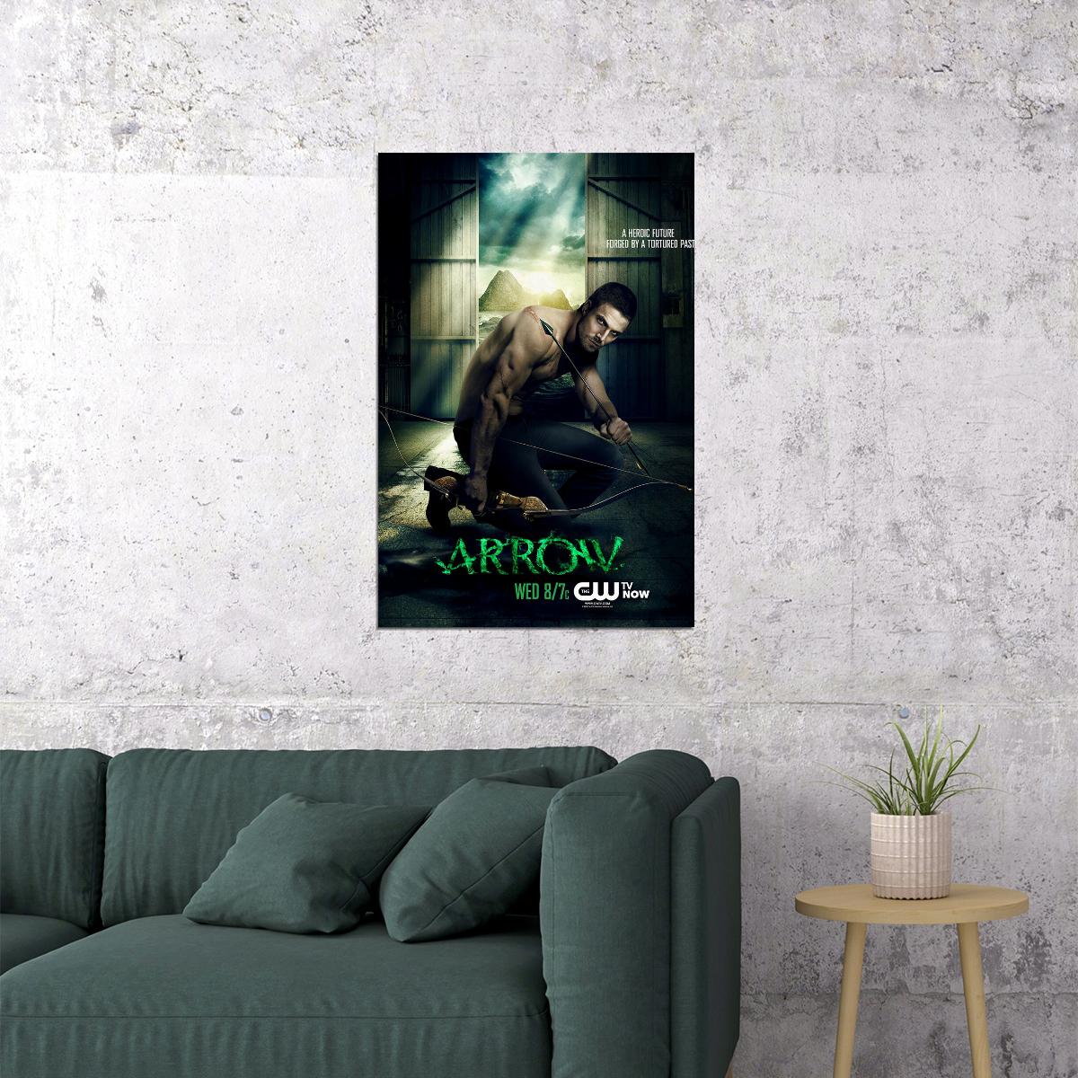 Green Arrow Tv Series Action Adventure Picture Poster Wall Art Print Home Wall Decor - xonomax