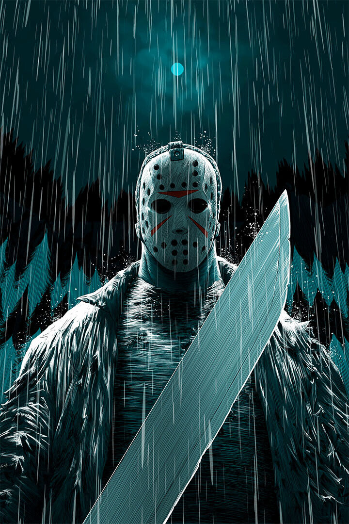 Jason Movie Horror Science Fiction Action Poster Wall Art Print Home Wall Decor - xonomax