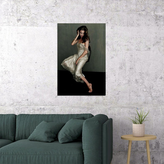 Angelina Jolie Movie Actress Sexy Model Star Diplomatist Poster Wall Art Print Home Wall Decor - xonomax