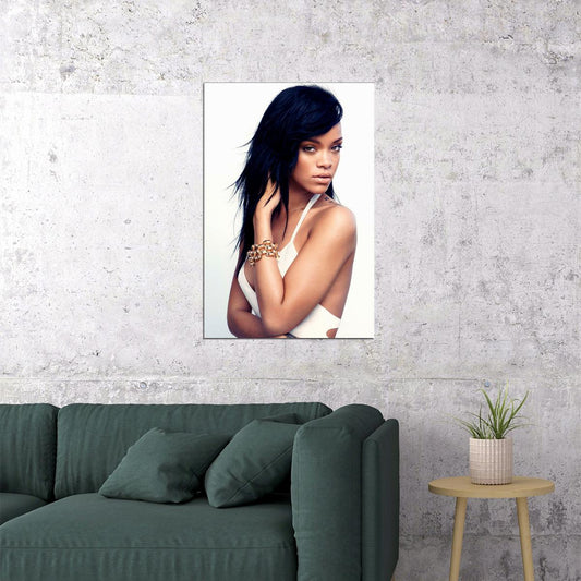 Rihanna Usa Grammy Sexy Girl Super Star Singer Poster Wall Art Print Home Wall Decor - xonomax
