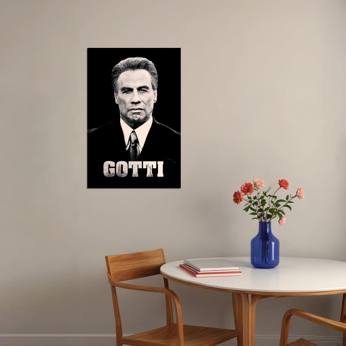 Gotti Movie Kevin Connolly John Travolta John Gotti Drama Poster Wall Art Print Home Wall Decor - xonomax