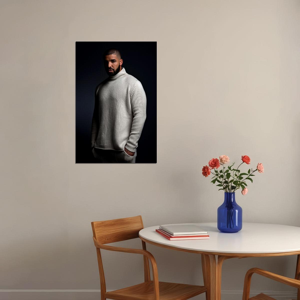 Drake Hip Hop Rap Music Star Rapper Singer Poster Wall Art Print Home Wall Decor - xonomax