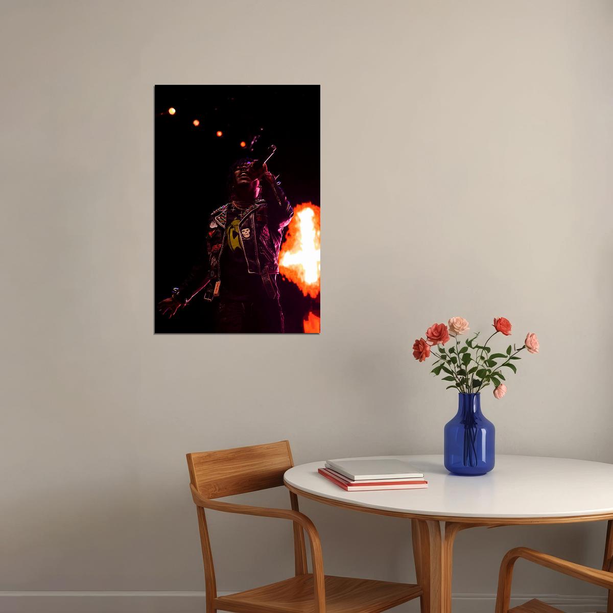 Lil Uzi Vert Hip Hop Music Rap Hip Hop Star Musician Poster Wall Art Print Home Wall Decor - xonomax