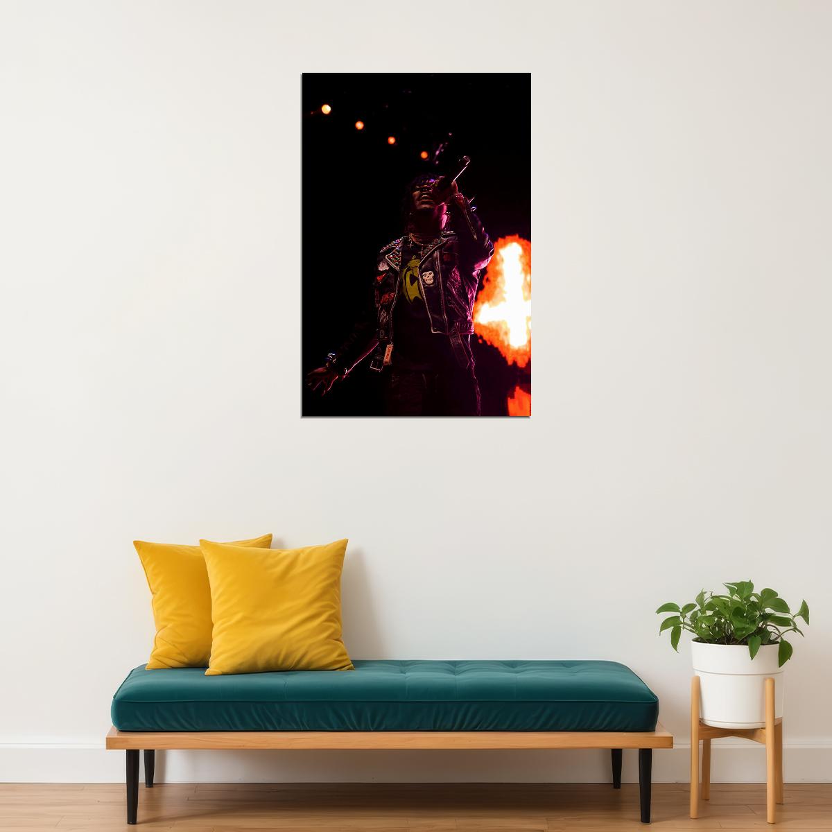 Lil Uzi Vert Hip Hop Music Rap Hip Hop Star Musician Poster Wall Art Print Home Wall Decor - xonomax